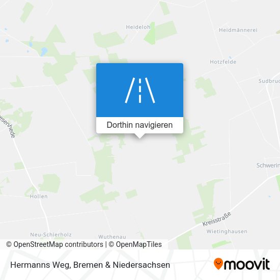 Hermanns Weg Karte