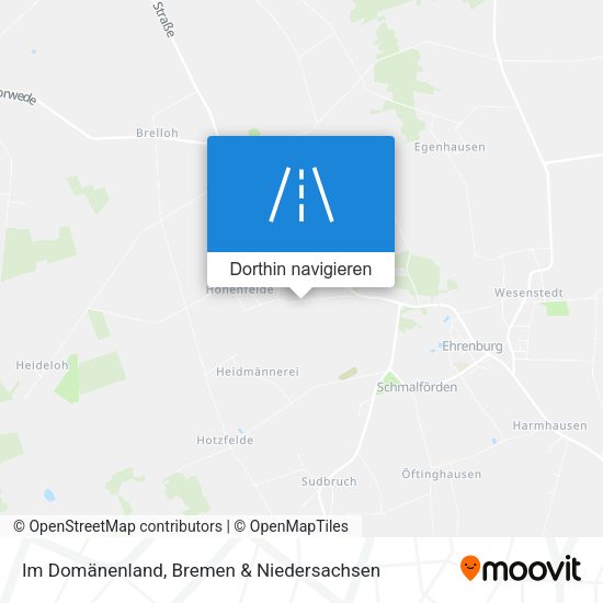 Im Domänenland Karte