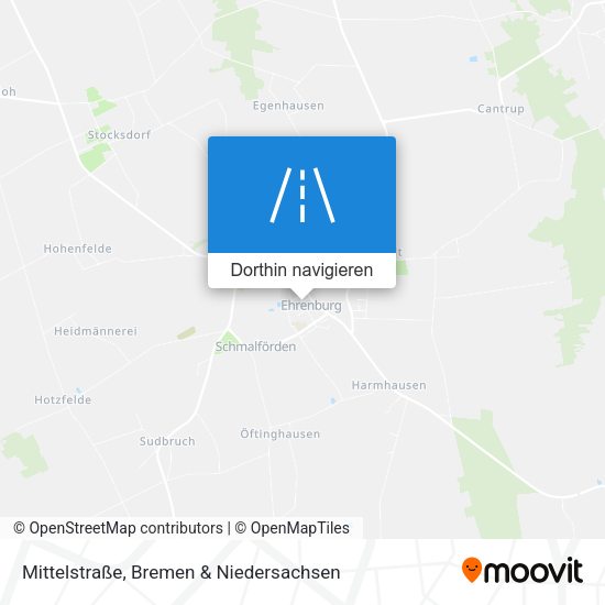 Mittelstraße Karte