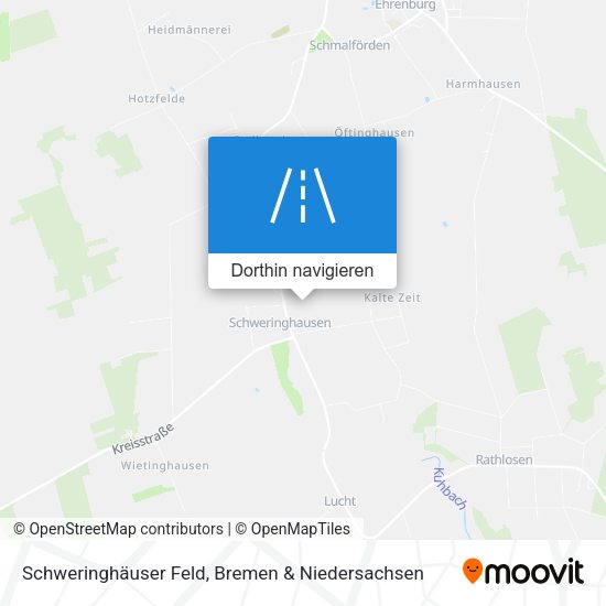 Schweringhäuser Feld Karte