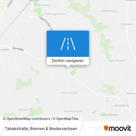 Tabakstraße Karte