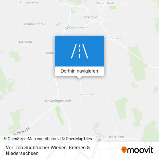 Vor Den Sudbrucher Wiesen Karte