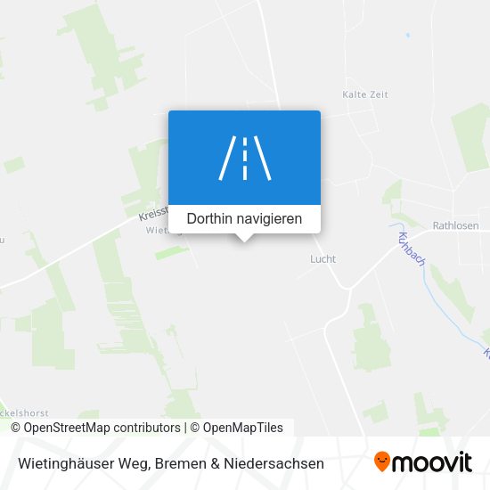 Wietinghäuser Weg Karte