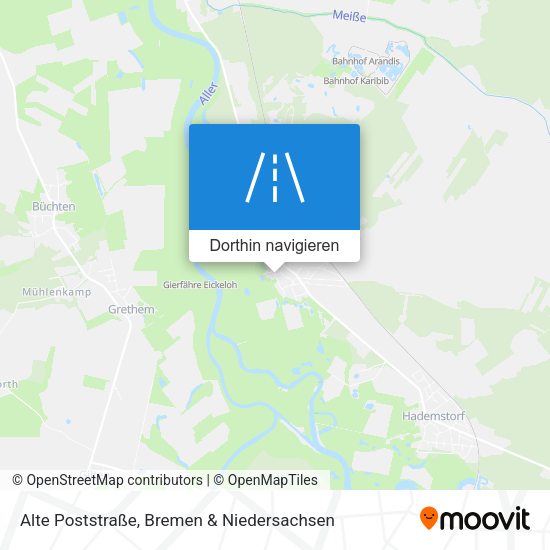 Alte Poststraße Karte