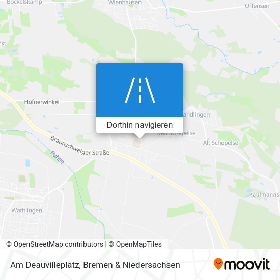 Am Deauvilleplatz Karte