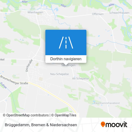 Brüggedamm Karte