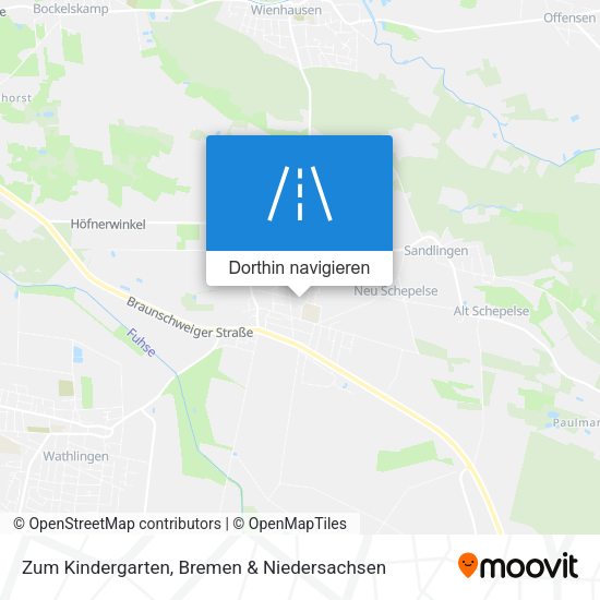 Zum Kindergarten Karte