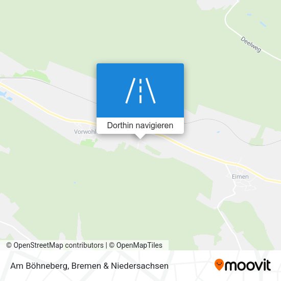 Am Böhneberg Karte