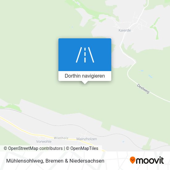 Mühlensohlweg Karte
