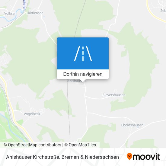 Ahlshäuser Kirchstraße Karte