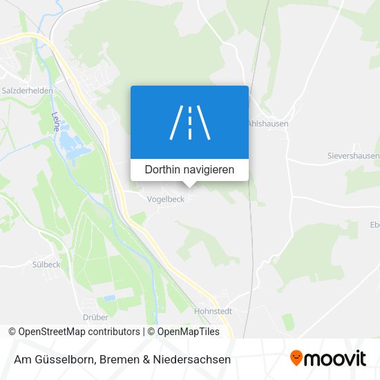Am Güsselborn Karte