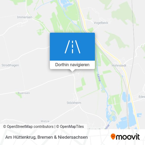 Am Hüttenkrug Karte