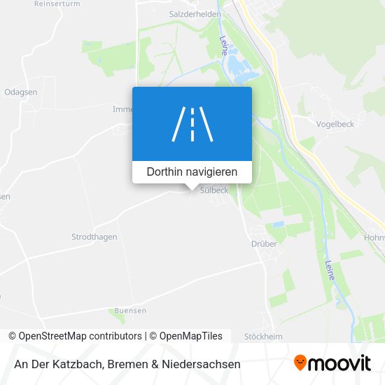 An Der Katzbach Karte