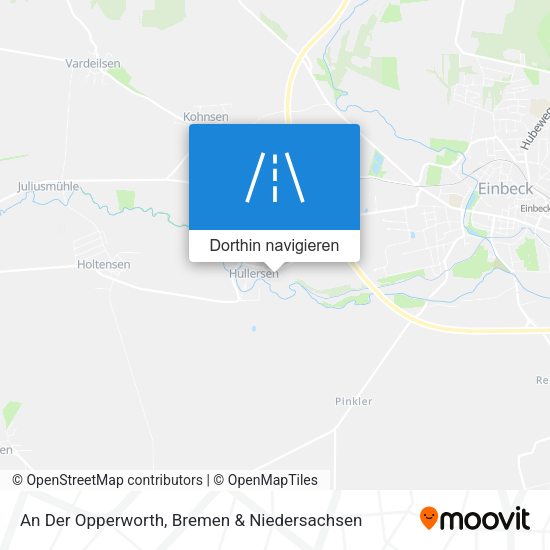 An Der Opperworth Karte