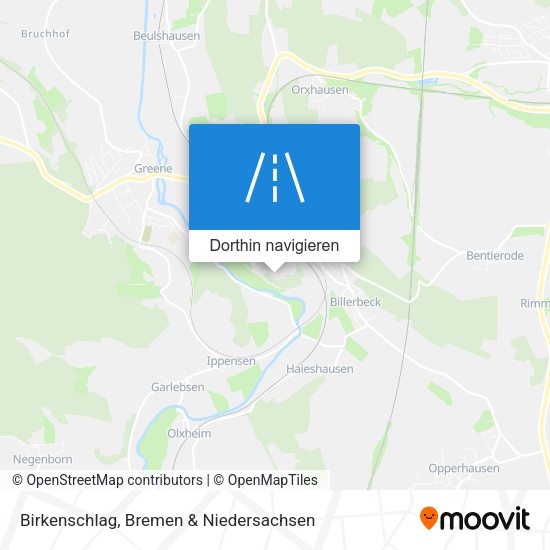 Birkenschlag Karte