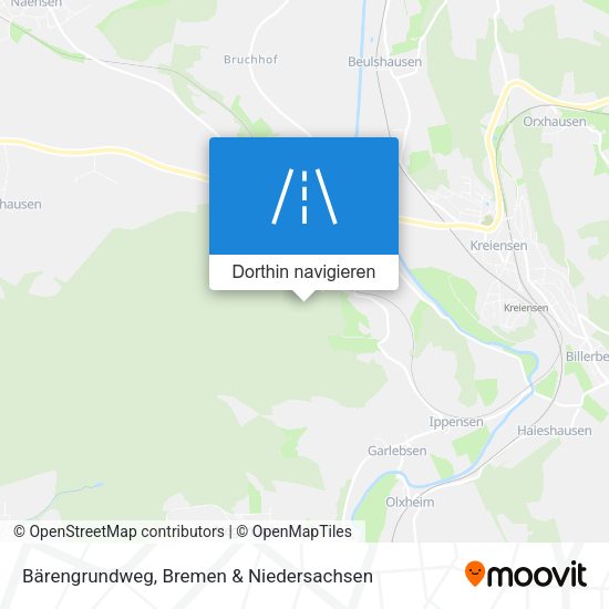 Bärengrundweg Karte