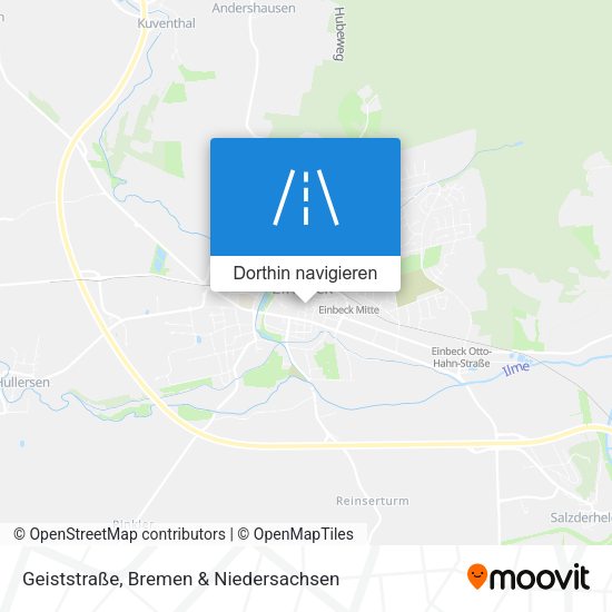 Geiststraße Karte
