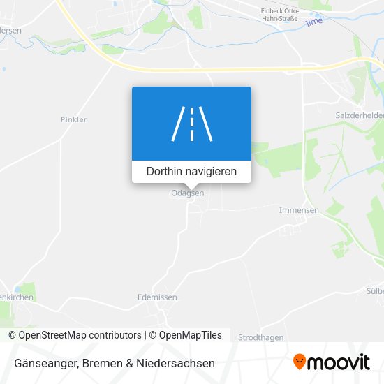 Gänseanger Karte