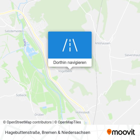 Hagebuttenstraße Karte