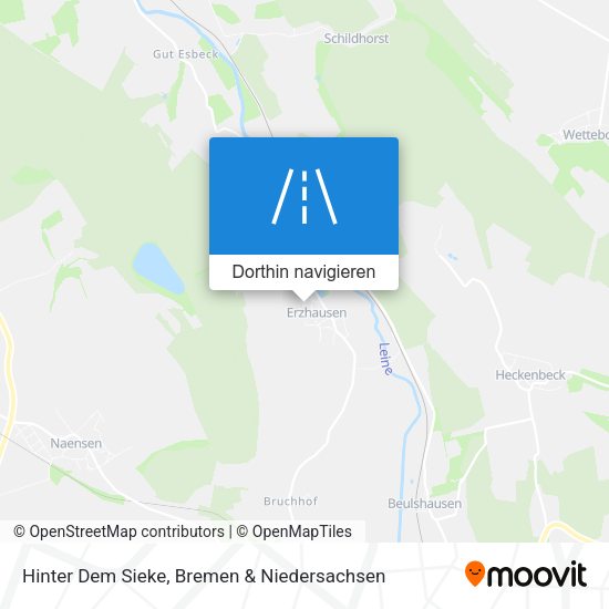 Hinter Dem Sieke Karte