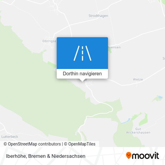 Iberhöhe Karte