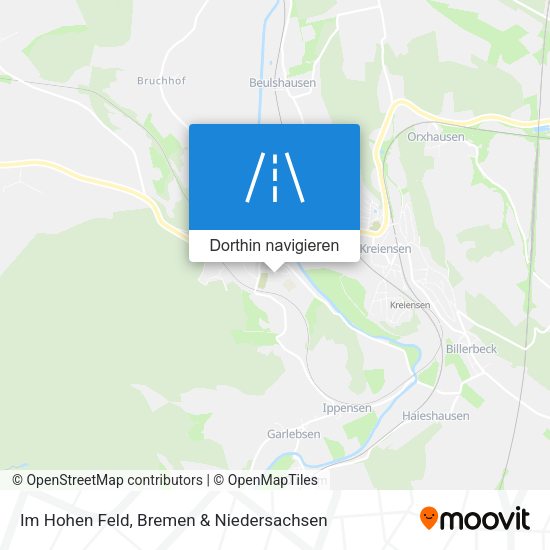 Im Hohen Feld Karte