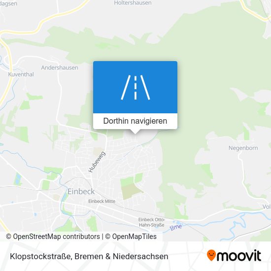 Klopstockstraße Karte
