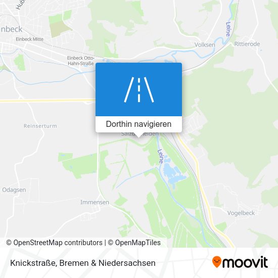 Knickstraße Karte