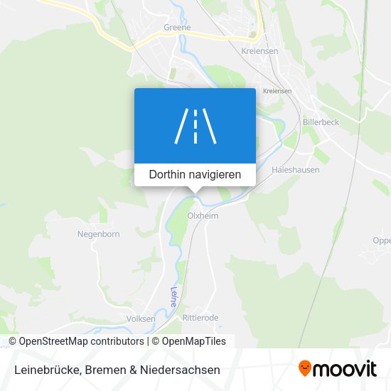Leinebrücke Karte