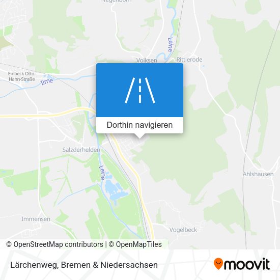 Lärchenweg Karte