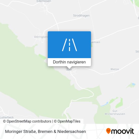 Moringer Straße Karte