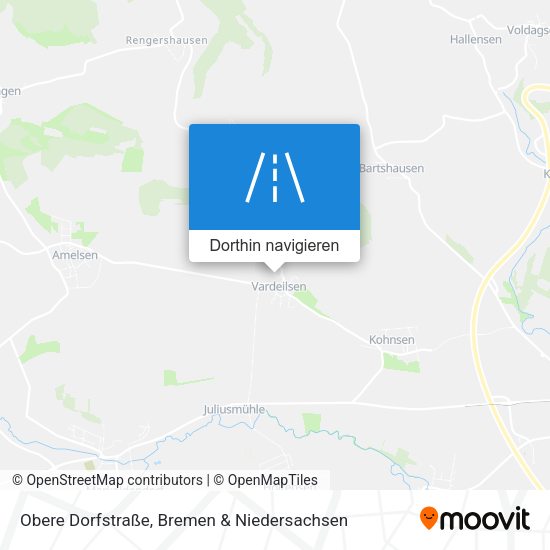 Obere Dorfstraße Karte