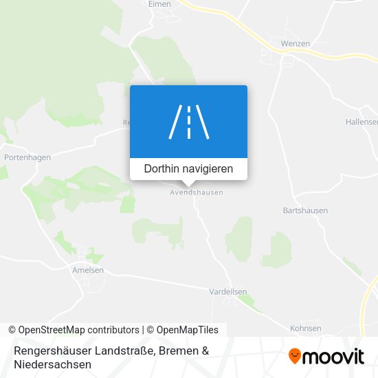 Rengershäuser Landstraße Karte