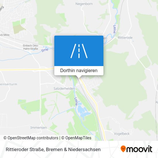 Rittieroder Straße Karte