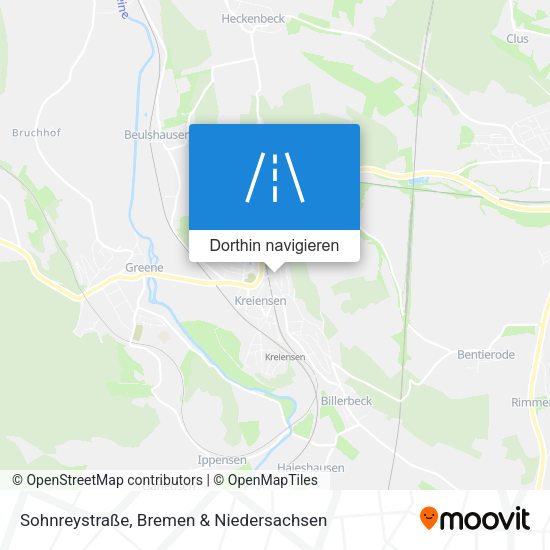 Sohnreystraße Karte
