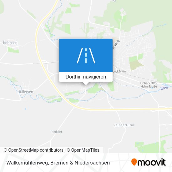 Walkemühlenweg Karte
