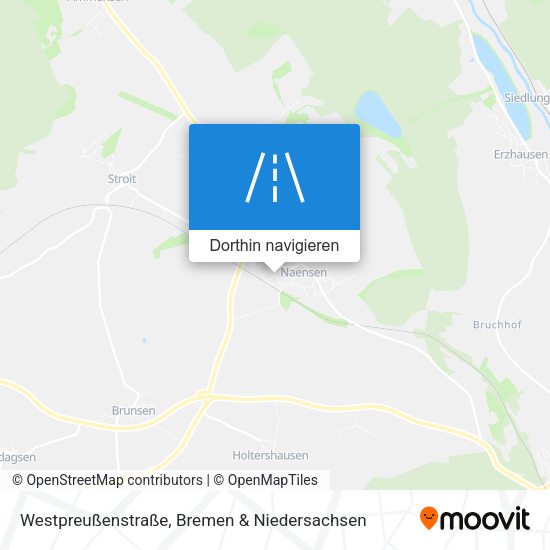 Westpreußenstraße Karte