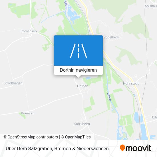 Über Dem Salzgraben Karte