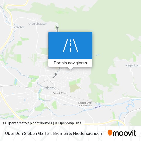 Über Den Sieben Gärten Karte