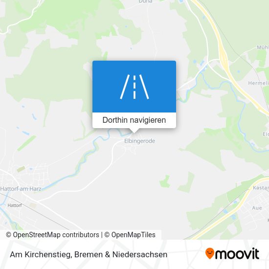 Am Kirchenstieg Karte