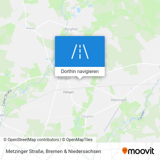 Metzinger Straße Karte