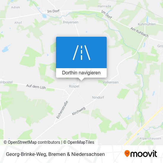 Georg-Brinke-Weg Karte