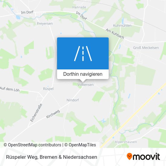 Rüspeler Weg Karte