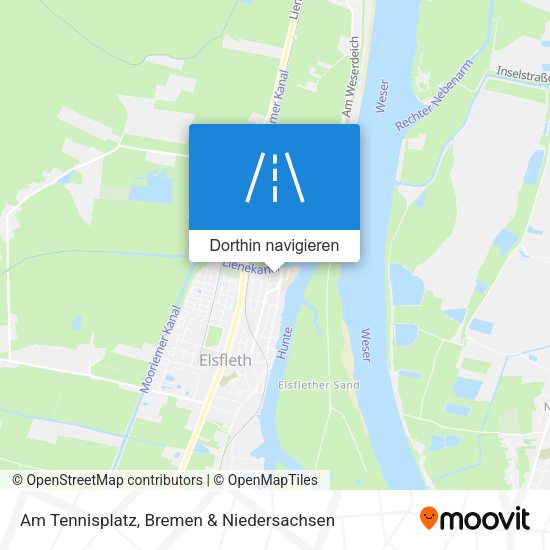 Am Tennisplatz Karte