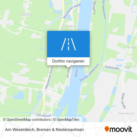Am Weserdeich Karte