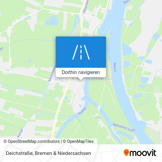 Deichstraße Karte