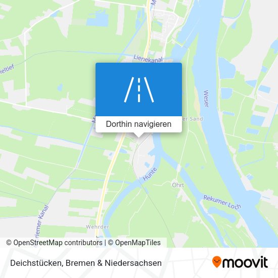Deichstücken Karte