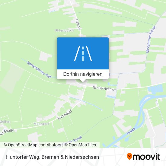 Huntorfer Weg Karte