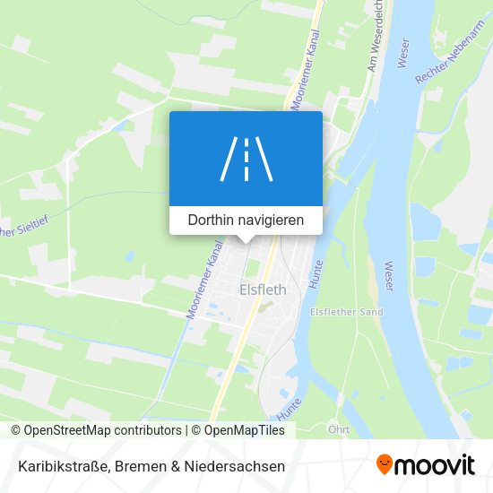 Karibikstraße Karte