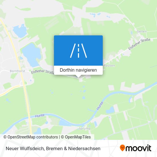 Neuer Wulfsdeich Karte